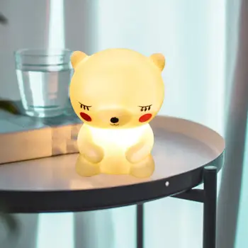 

Cute Bear LED Night Light Kids Bedroom Sleeping Lamp Home Decor Christmas Gift