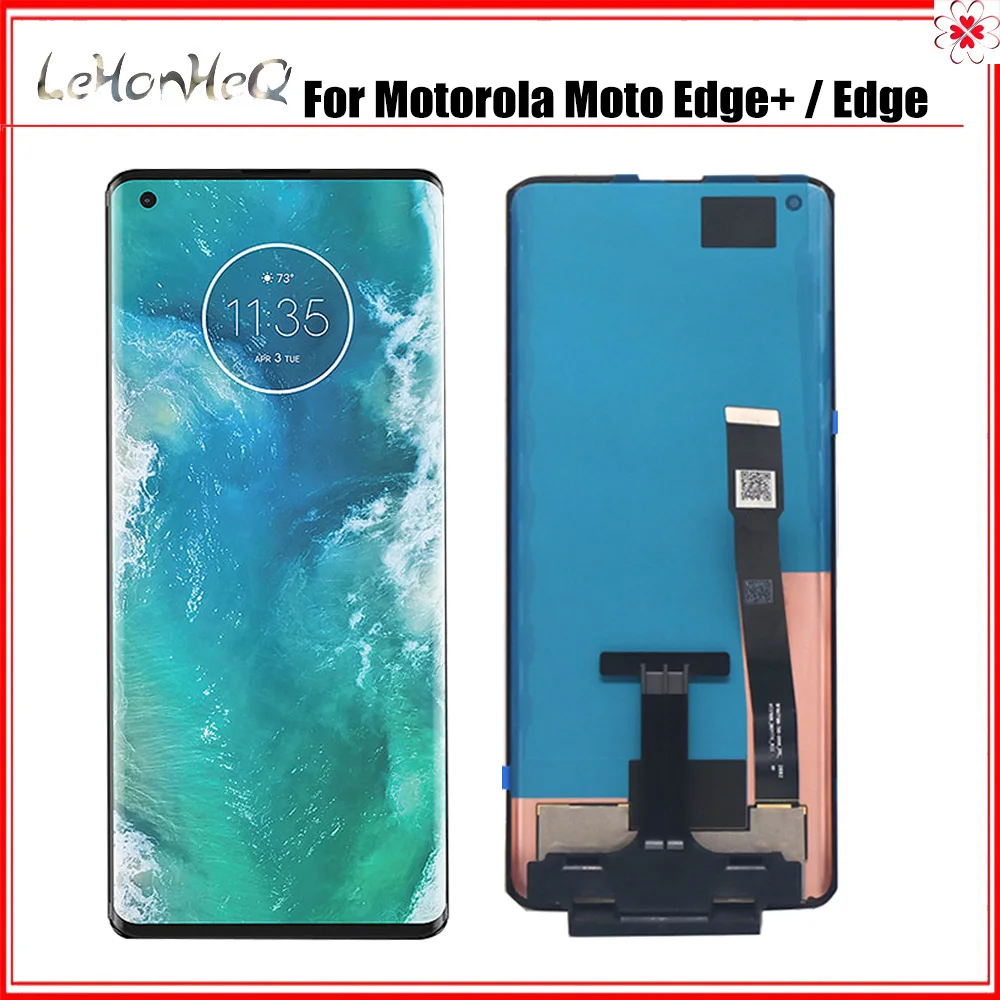 Протестированный Оригинальный дисплей для Motorola Edge Plus зеркальный ЖК-дисплей и