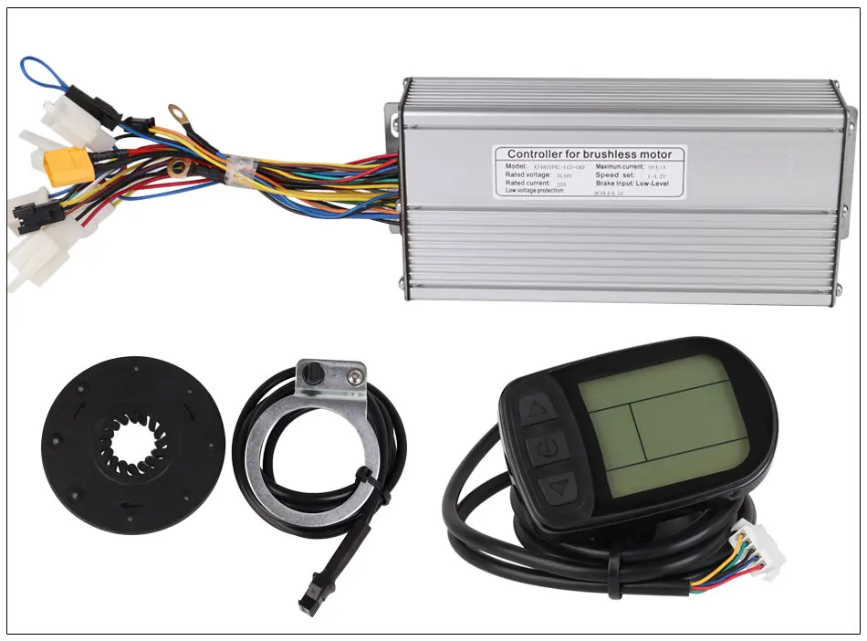 48V 1000W 40A контроллер lcd 5 дисплей метр PAS набор электронных велосипедов конверсионный комплект синусоидальный Датчик Холла KT серия