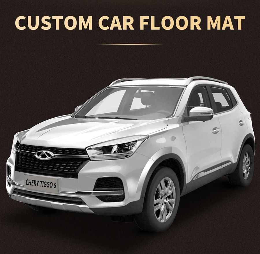 Tapete do Carro de Couro da Esteira do Flash para Chery Tiggo Personalizado Almofadas pé Automóvel Tapete Cobrir 5x2020 2020 11 do flash para chery tiggo 5x2017 2018