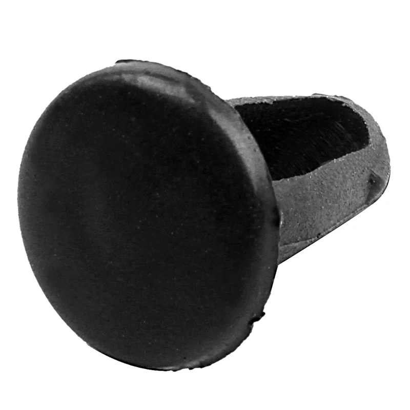 Горячая HG-24Pcs пластиковые заклепки зажим 3 мм x 5 мм x 11 мм черный