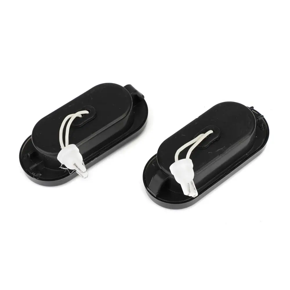 Areyourshop 1 пара L+ R Копченый светодиодный боковой маркер оптические линзы крыло для VW MK4 для жука Боковой габаритный фонарь свет Автомобильные аксессуары