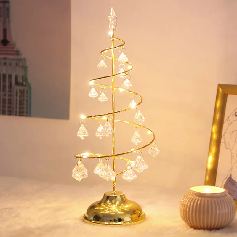 Горячий светодиодный светильник для рождественской елки на батарейках для украшения стола и окна для дома и офиса FQ-ing