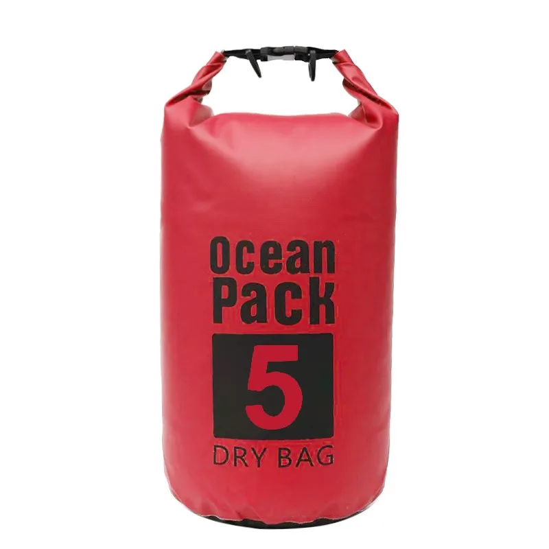 25 5L Открытый водонепроницаемый плавательный мешок для каноэ плавающий лодочный каяк Кемпинг водонепроницаемая сумка мешок 5L водонепроницаемый рюкзак для путешествий