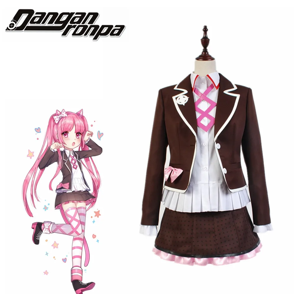 Косплей Zettai Zetsubo Shojo: Danganronpa другой выпуск Kotoko Utsugi костюм платье полный комплект униформы косплей костюм - Цвет: Utsugi Kotoko