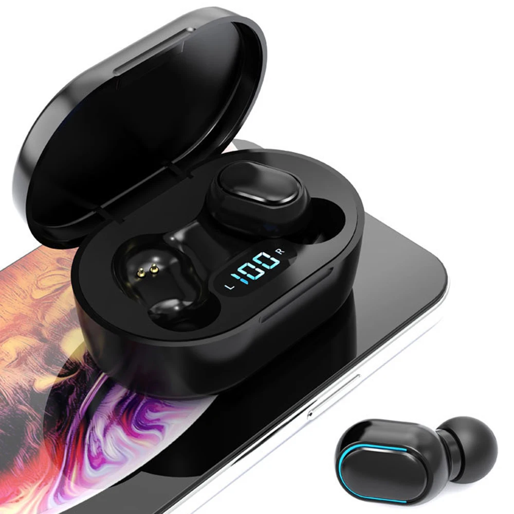 A7S Wireless Earphones BT 5 0 Headphones TWS Stereo Earphones Button Control LED Power Display HiFi Stereo Sound Long Playtime