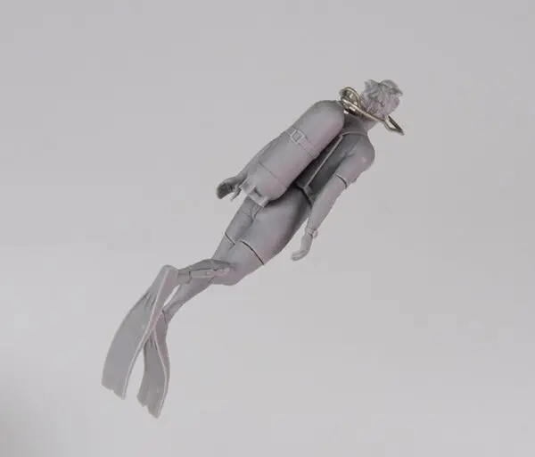 1/35 масштаб каучуковая фигурка Строительный набор Diver