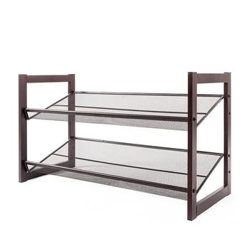 

Shoe Rack 2-layer Iron Oblique Plane Chromeplate[US-W]