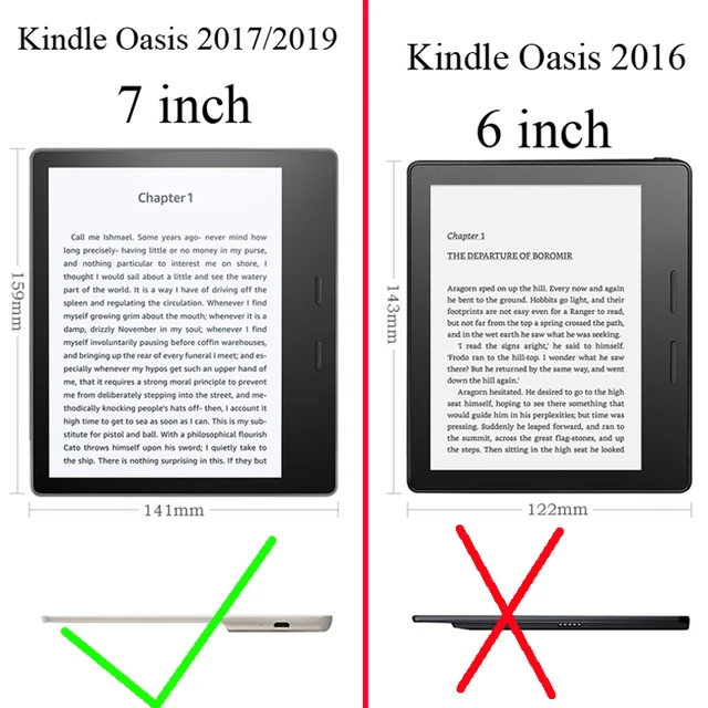 For  Kindle Oasis 2019 2017 tempered glass screen protector