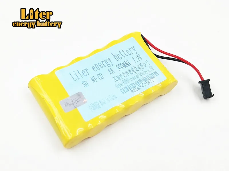 7,2 v 900mah AA NI-CD м Батарея RC Электрические игрушки автомобиль Telerobot Лодка на дистанционном управлении бак SM-2P JST-2P EL-2P L6.2-2P