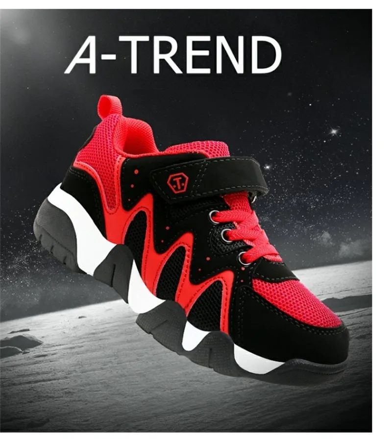 Xiaying Smile New children's sports shoes in autumn boy's running tourism shoes mesh breathable and non slip middle 999