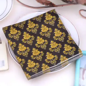 

20 pcs Party Paper Napkin Dinner Decorative Napkins Printed Disposable Paper Party Napkins Dessert Beverage Napkins NEW!
