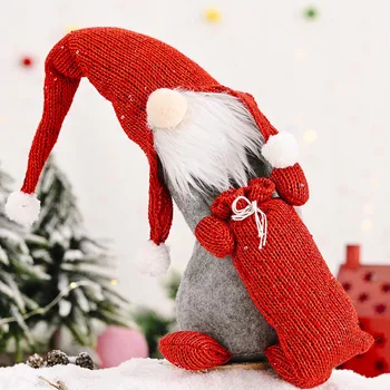 

Christmas Faceless Gnome Santa Xmas Tree Hanging Ornament Doll Decoration For Home Pendant Gifts Drop Ornaments Party Supplies