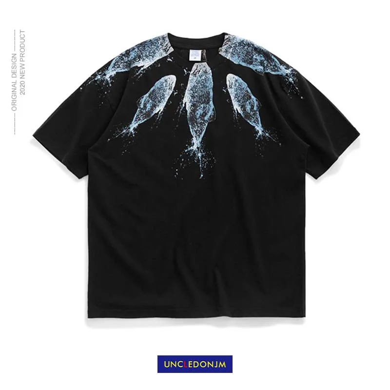 

UNCLEDONJM Crap t shirts Harajuku Funny Print Tshirt Men Hip Hop Cotton Streetwear Tee Shirt Homme Tops tees jz-1154
