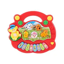 Hot Sale Musical Instrument Toy Small Animal Farm Piano Electronic Keyboard Children Gift Baby Early Educational Toys