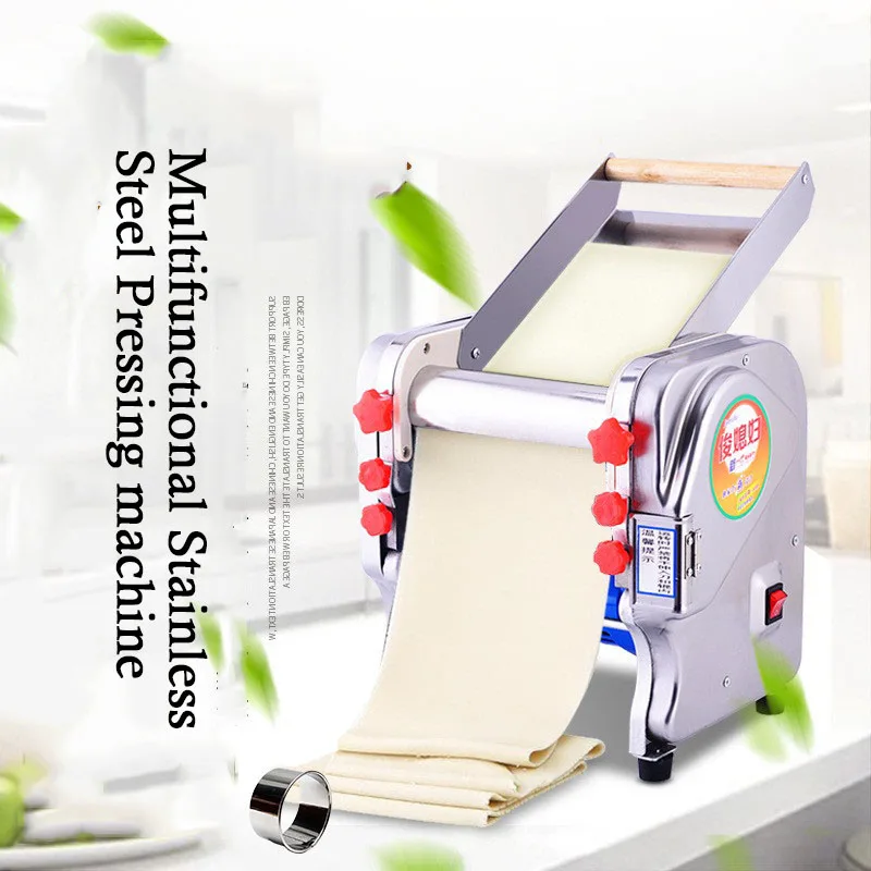 750WAutomatic Electric Stainless Steel Commercial Household Small and Medium Desktop Pressing Machine Pasta Machine