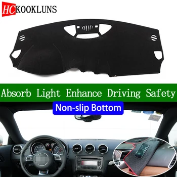 

For AUDI TT TTS 2008 2009 2010 2011 2012-2014 Non-slip Bottom Dashboard Cover Car Decals Car Stickers Interior Car Accessories