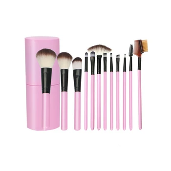 

12Pcs Make Up Brush Set Eye Shadow Foundation Eyebrow Eyeliner Eyelash Lip Brush Makeup Brushes Cosmetic Tool