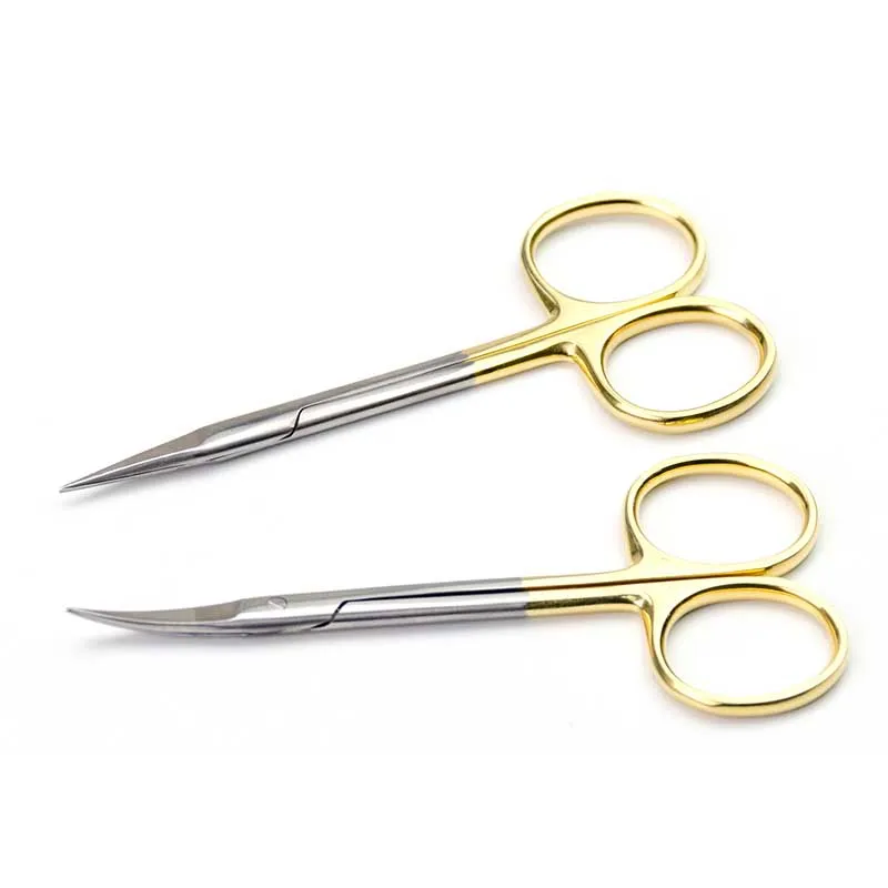 Ophthalmic Tool Surgical Instruments Plastic Surgery Tool Cornea Scissors 9.5CM Medical Surgical Eye Scissors Beauty Scissors Cut Tissue