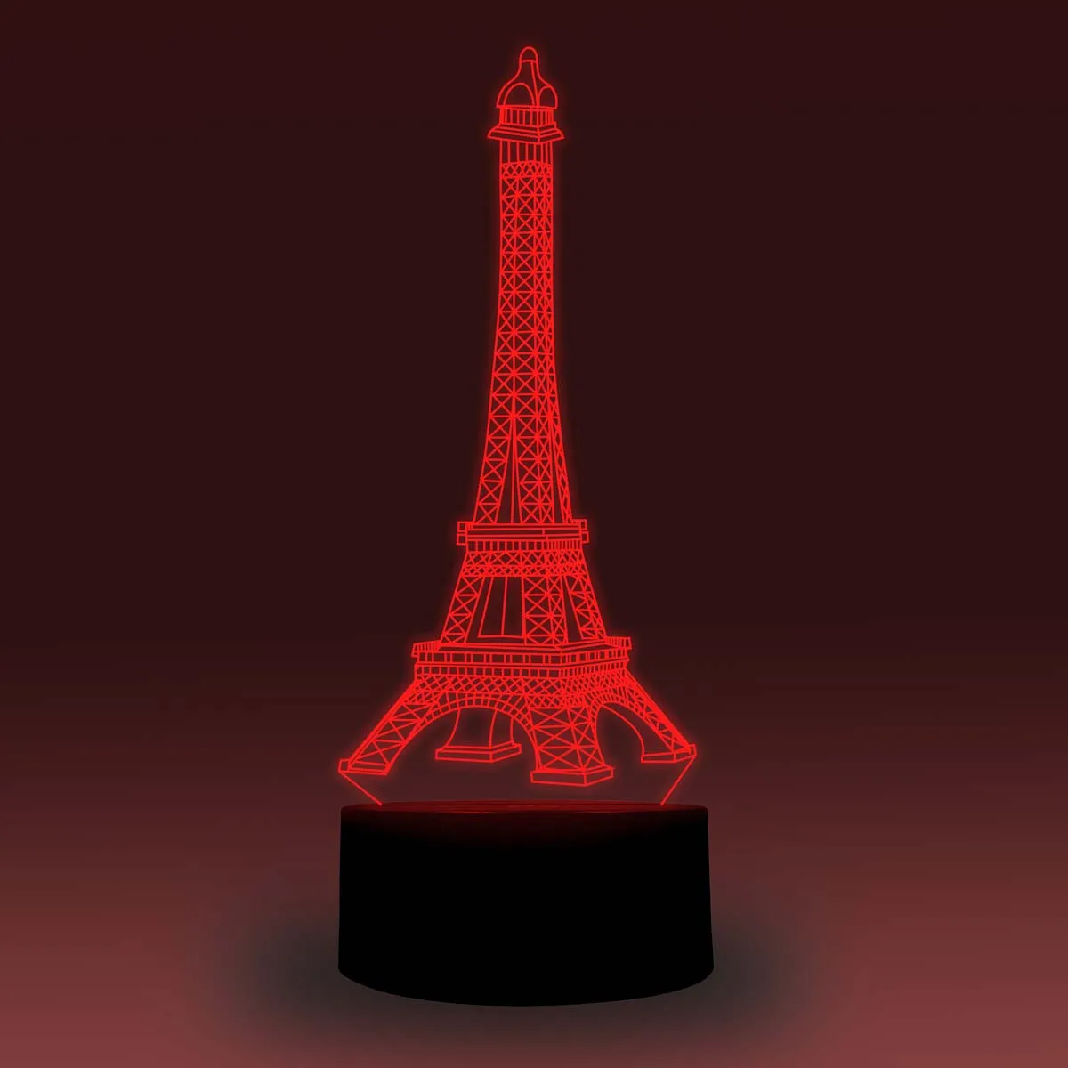 NiteApps 3D Эйфелева башня ночник настольная лампа Иллюзия украшение лампа подарок на день рождения приложение/сенсорное управление