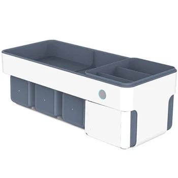 

Smart Toothbrush Holder with Toothbrush Sterilizer Wall Mounted, Toothpaste Stand Organizer, Bathroom Mouth Cup Storage Box Free