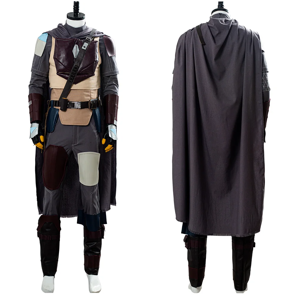 

Star Cosplay Wars The Mandalorian Costume Outfit Cloak For Adult Men Women Suit Halloween Carnival Costumes