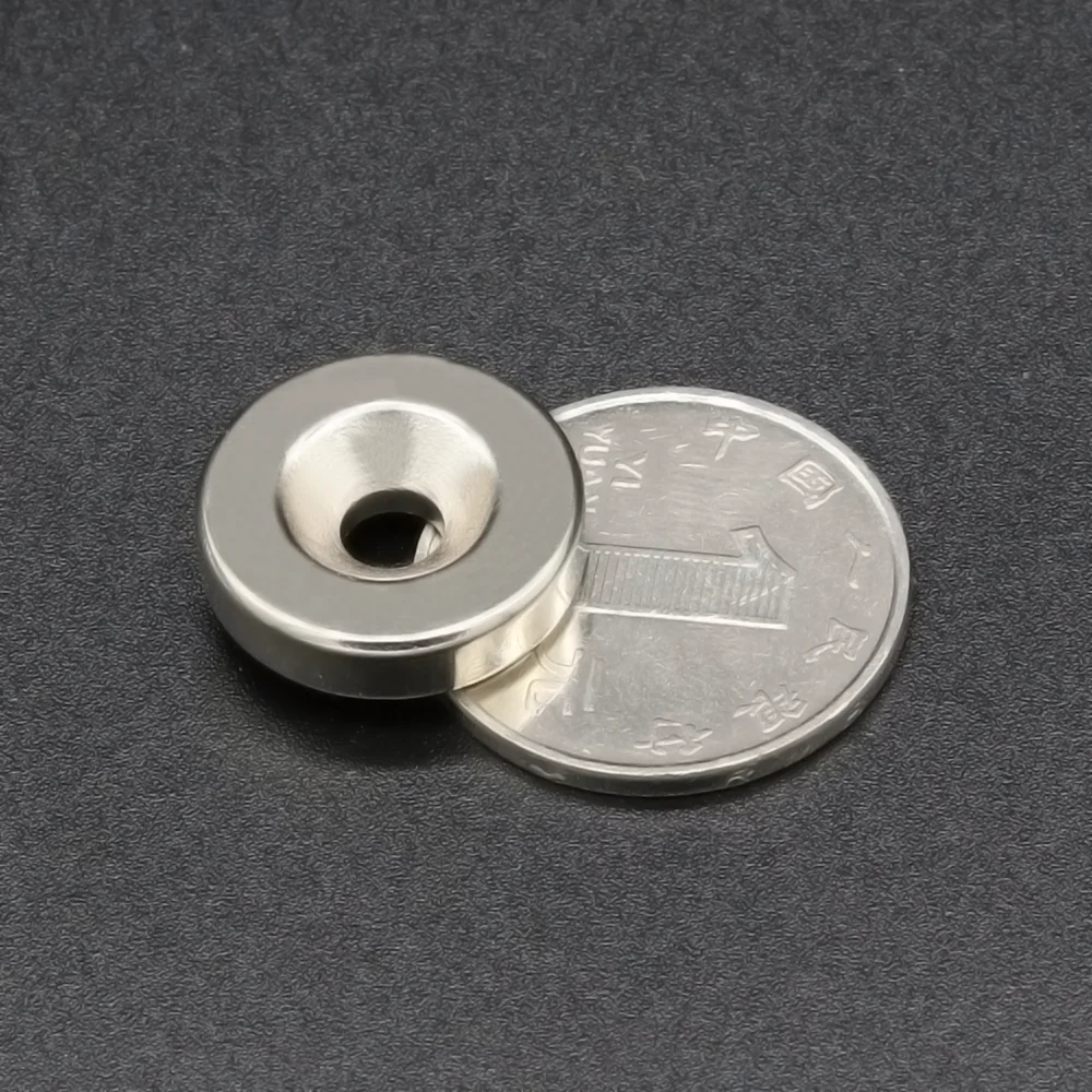 2/5/10/15Pcs 20x5-5 Neodymium Magnet 20mm x 5mm Hole 5mm NdFeB N35 Round Super Powerful Strong Permanent Magnetic Disc,round magnets,neodymium magnets