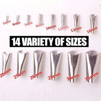

20pcs Sealant Caulking Finisher Kit Durable Multipurpose Rustproof Assorted Sizes Reusable Nozzle Applicator Stainless Steel