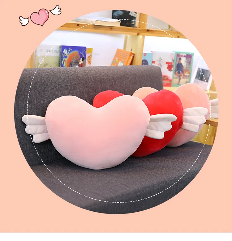 Halloween Gift Love Angel Pillow Devil Plush Toy Warm Handcuffs Sofa Cushion Office Napping Pillow