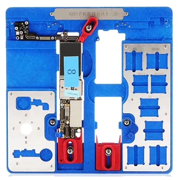 

12 in 1 A22+ Logic Board Clamps for iPhone 5C 5S 6G 6S 6P 6SP SE 7G 7P 8G 8P XR Fixture Holder Fix Repair Mold BGA Repair Tool