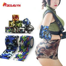 Камуфляжная самоклеящаяся эластичная повязка для мышц пальцев, медицинский уход за здоровьем, марлевая лента, аварийная мышечная лента, первая помощь