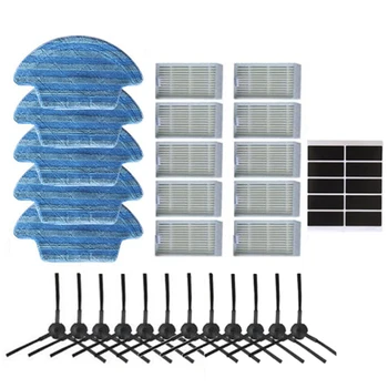 

HEPA Filter Side Brush Filter Mop Cloth for Ilife V55 Pro Robotic Vacuum Cleaner Parts Chuwi Ilife V55 Pro Accessories