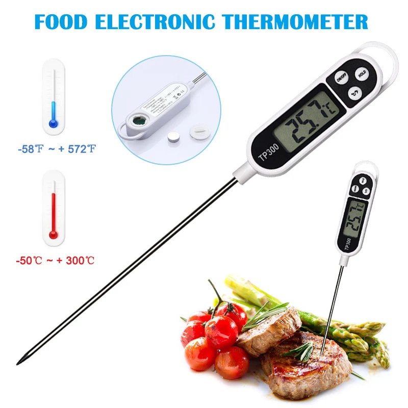 

2pcs Digital Cooking Food Meat Stab Probe Thermometer Kitchen Barbecue Camping FI-19ING