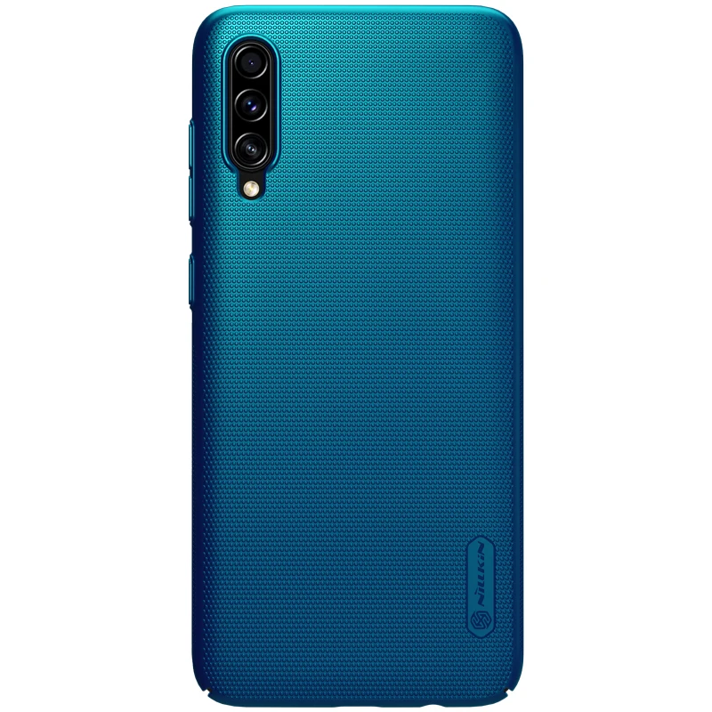 Чехол для samsung Galaxy A30S/A50S/A70S NILLKIN Матовый Жесткий чехол-накладка для samsung A70S A30S A50S чехол для телефона s - Цвет: Peacock blue