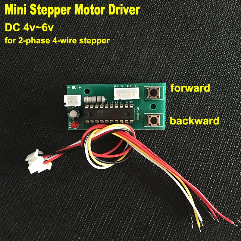 DC 5V 2 Phase 4 Wire Micro 8mm Stepper Motor Mini Stepping Motor Linear Screw 