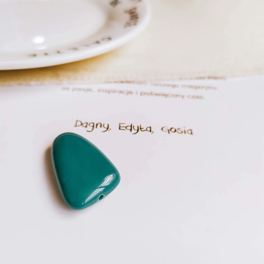 Акриловые резиновые Треугольные пластиковые бусины кулон браслет серьги аксессуары Принадлежности для самостоятельного изготовления ювелирных изделий ручной работы 10 шт - Цвет: 8