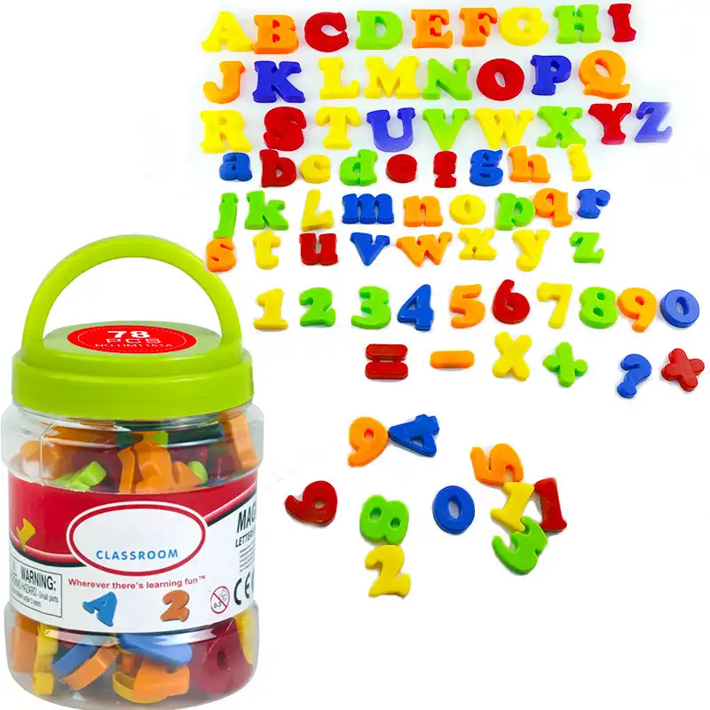78pcs Magnetic Letters Numbers Refrigerator For Kids Alphabet Magnets Toy New