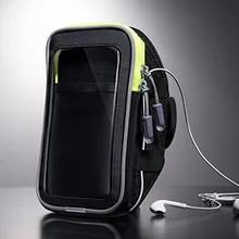 Открытый спортивный мобильный телефон нарукавник неопрена Бег Рука Сумка Мужчины и Женщины Фитнес наручные обертывание