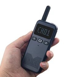Walkie talkie Radio bidirectionnelle, longue portée de 8 watts, 2 pièces, Mini émetteur récepteur, Station de Radio 