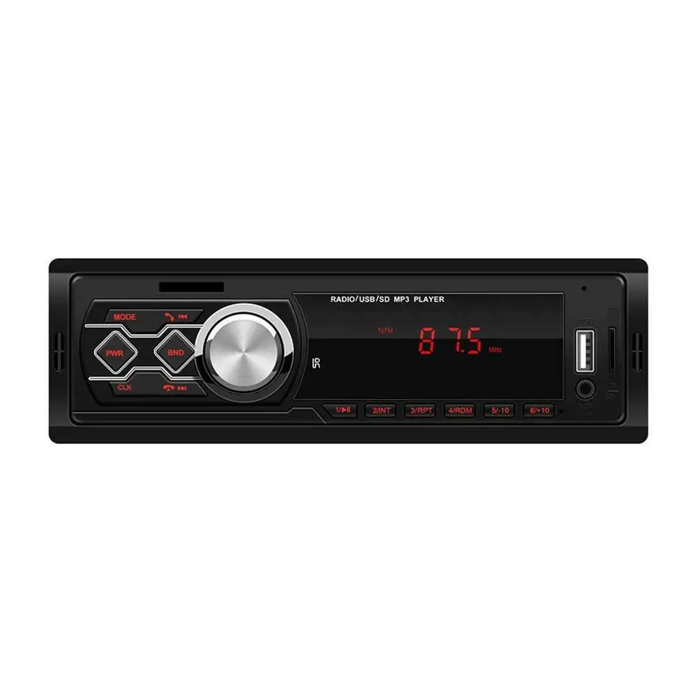 Универсальный 1 Din автомобильный стерео MP3 музыкальный плеер DC 12V FM радио AUX USB u