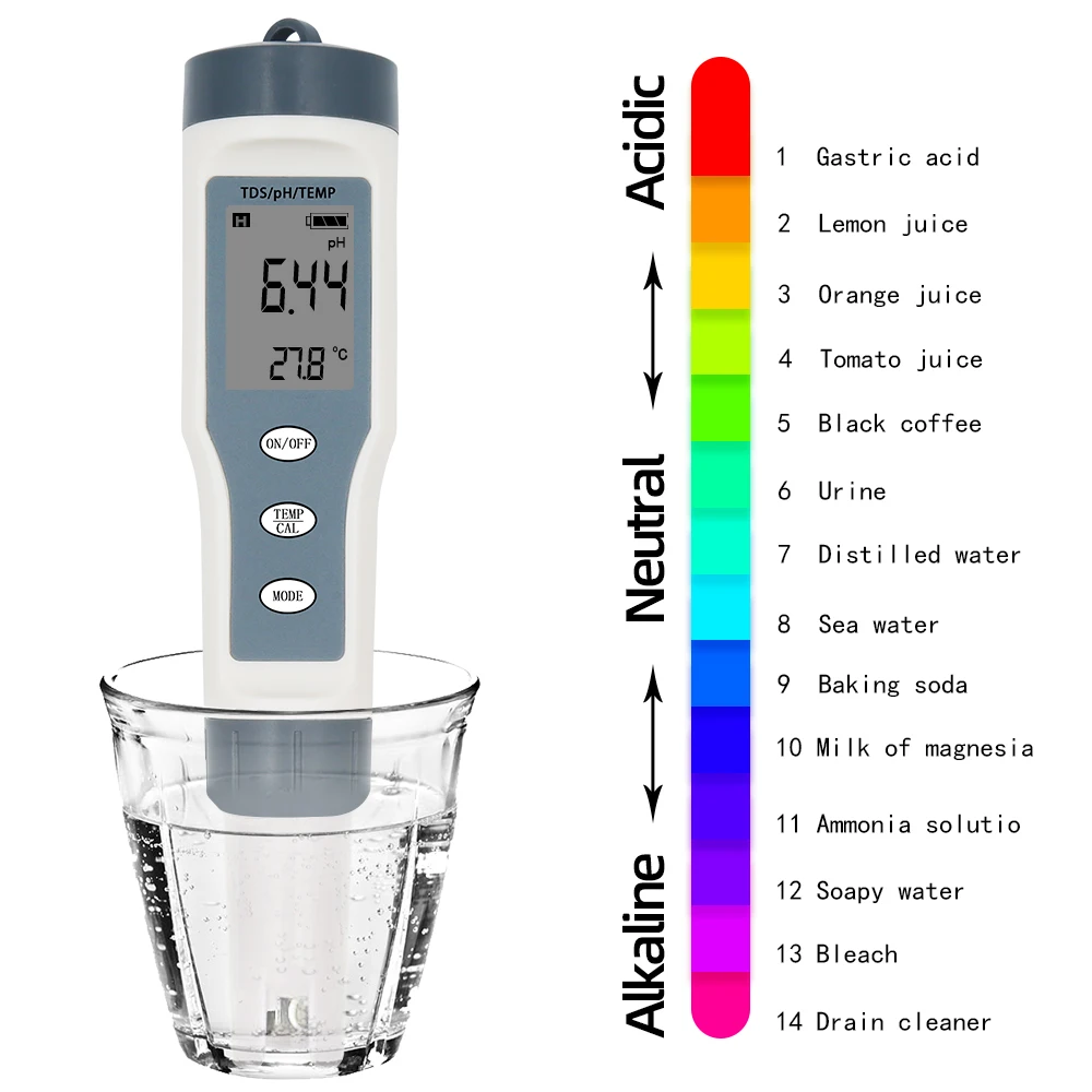 4 in 1 Funzione PH TDS EC Temp Tester della qualità dellAcqua Digitale Penna di Prova del misuratore del Monitor zhuolong Tester della qualità dellAcqua 4 in 1 Funzione PH TDS EC Temp Tester della qualità dellAcqua Digitale Penna di Prova del misuratore del Monitor zhuolong Tester della qualità dellAcqua