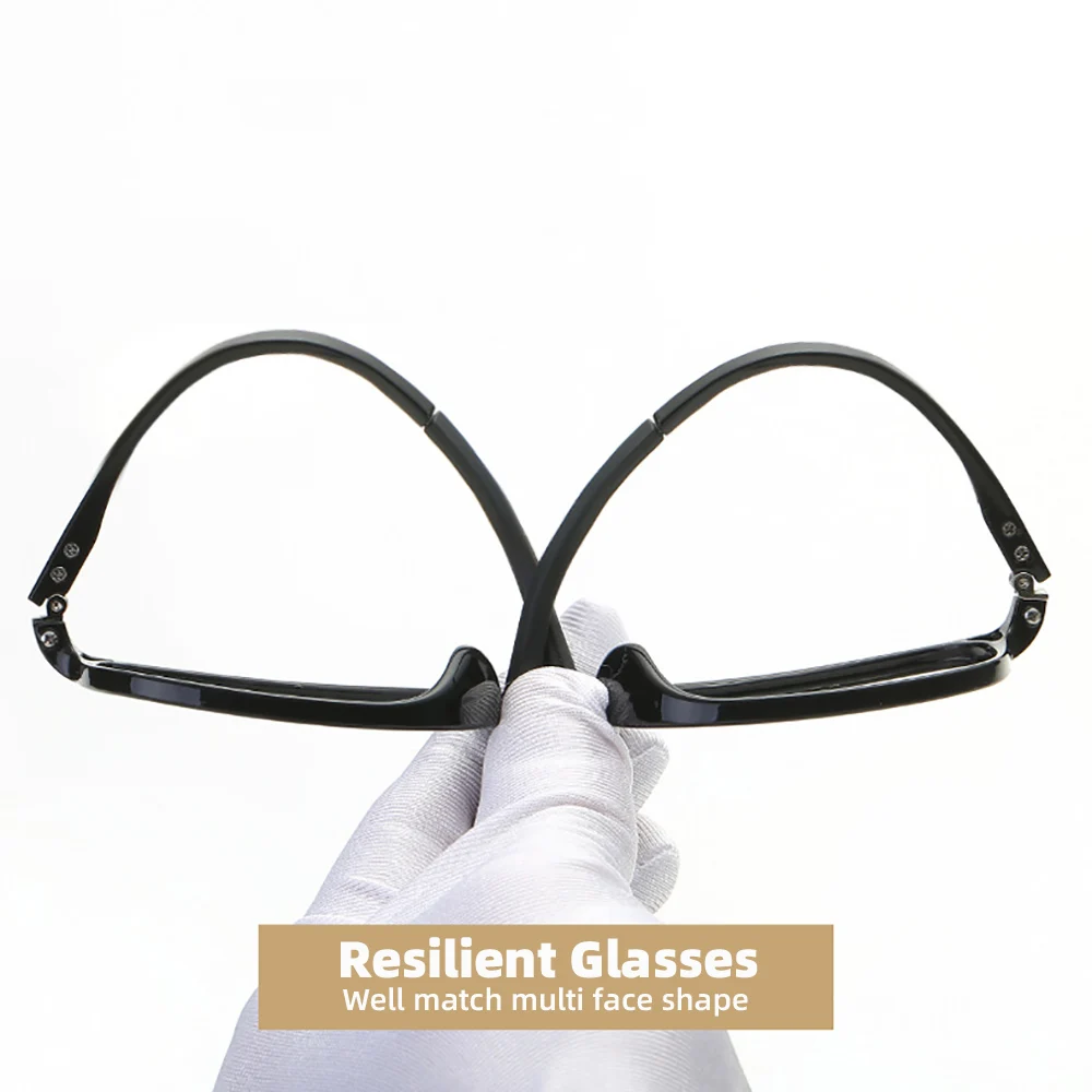 Stylish Anti-Blue Light TR90 Computer Glasses for Men & Women – UV400 Protection, Square Frame for Gaming & Everyday Use
