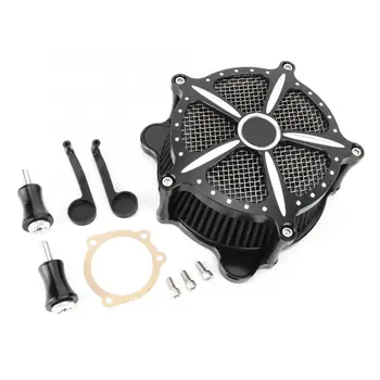 

Motorcycle Modified Air Cleaner Intake Filter CNC Aluminum Fits for Touring Motorcycle Air Cleaner New Arrivals