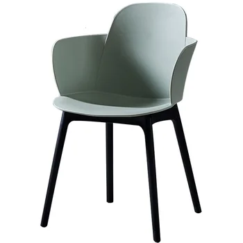 

Dining Chair Milk Tea Sweet Shop Plastic Chair Office Negotiation Chair Modern Simple Home Restaurant Coffee Table and Chair