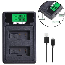 LCD LP-E17 LP E17 Dual USB Ladegerät mit Typ C Port für Canon Kameras EOS 750D 760D T6i T6s m3 Kuss X8i 8000D