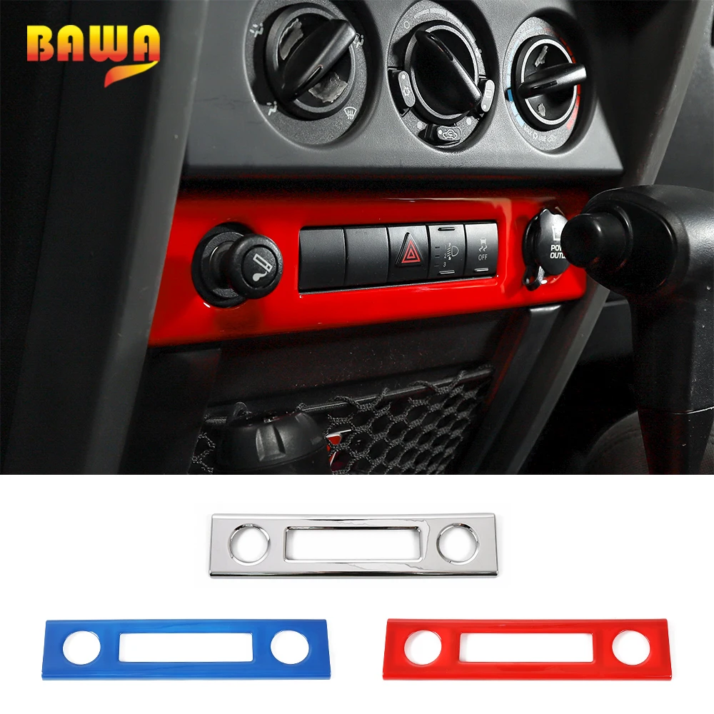 Декоративные наклейки BAWA для панели Jeep Wrangler JK 2007-2010 аксессуары интерьера |