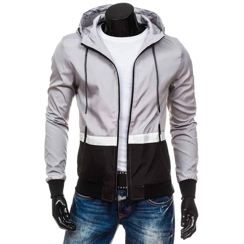 

Men Autumn And Winter Solid Color Casual Jacket Europe And America Outdoor Mountain Climbing Jacket 3905