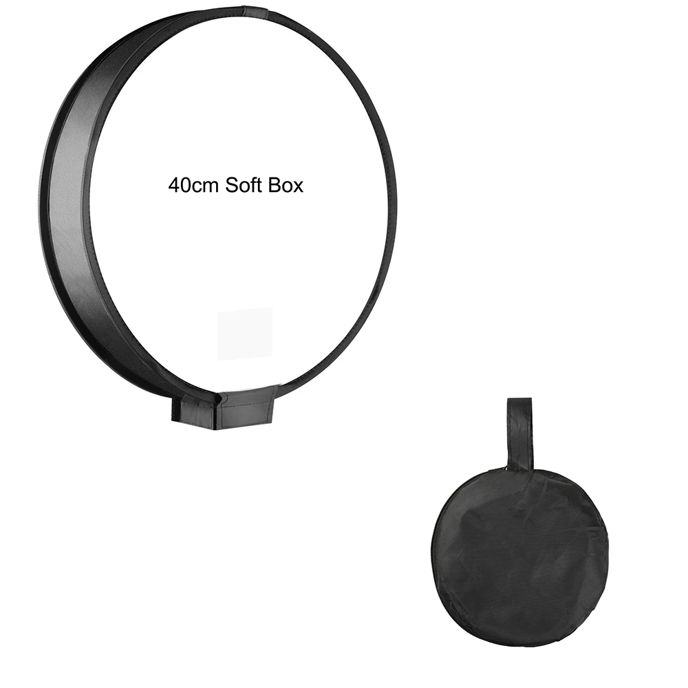 

Camera Photo Accessories 40cm Foldable Round On-top Soft Box Flash Diffuser Speedlight Softbox for for Nikon/Canon/Yongnuo Sonys