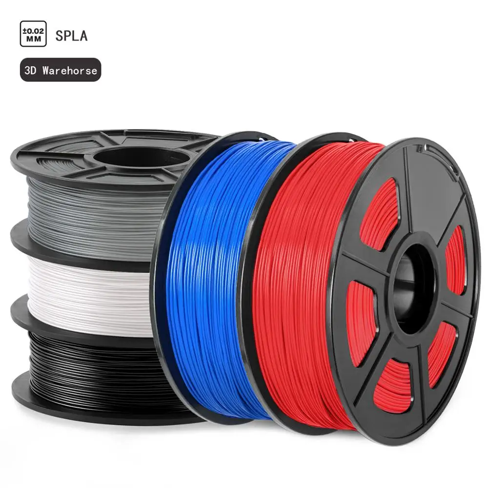 

SUNLU 1.75MM 3D Filament SPLA 3D Printer Filament 1-3KG/rolls Plastic Pollution-free Material for 3D Printer S pla Filament.