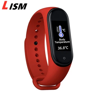 

Lism MT10 Body Temperature Measurement Smart Watch 2020 Bracelet Sleep Monitor Smartwatch For Women Men Fitness Trackers Android